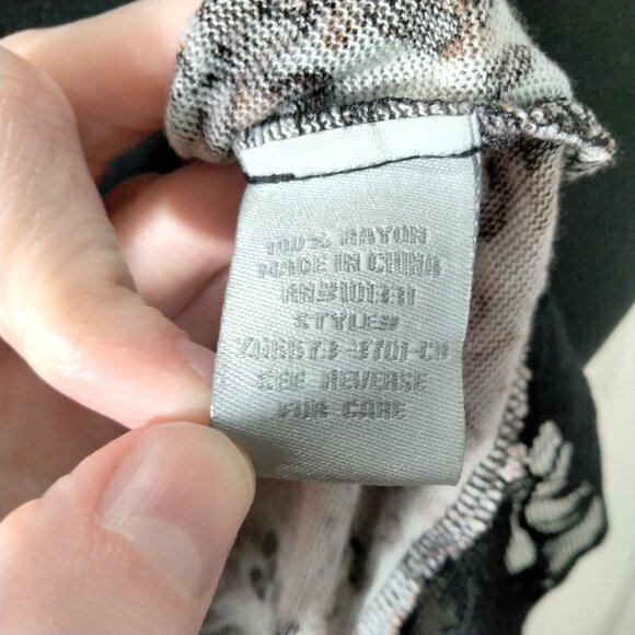 Vtg Y2K Charlotte Russe Animal Print Leopard Top S Lace Fairy 90s Scene Indie - Picture 8 of 9